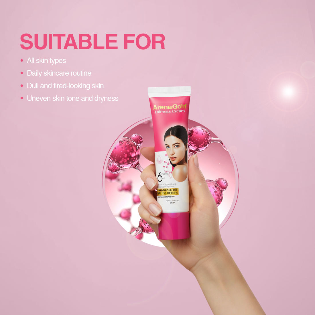 Arena Gold Body Fairness Cream