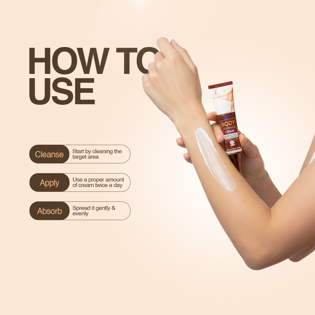 Arena Gold Body LIghteing Cream