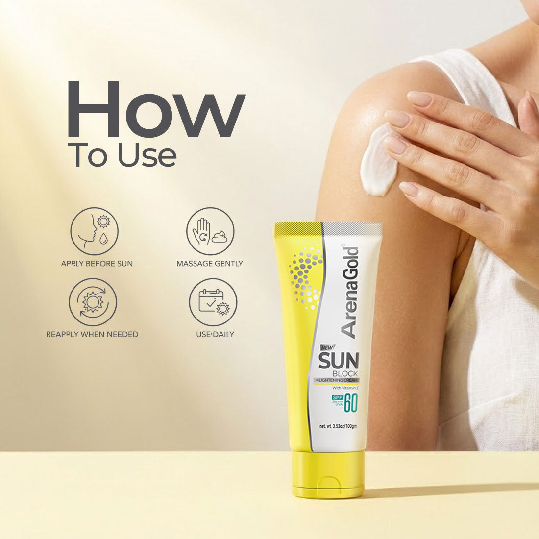 AreanGold SPF-60 100g