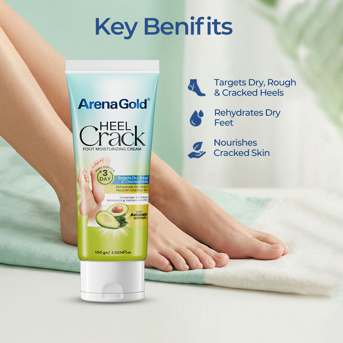 Arena Gold Heel Crack Cream