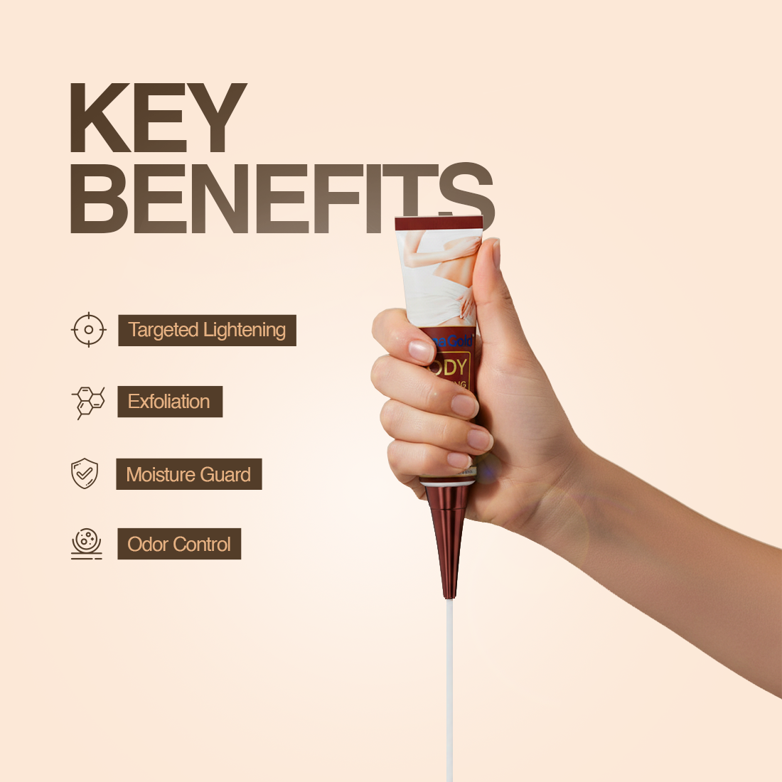 Arena Gold Body LIghteing Cream