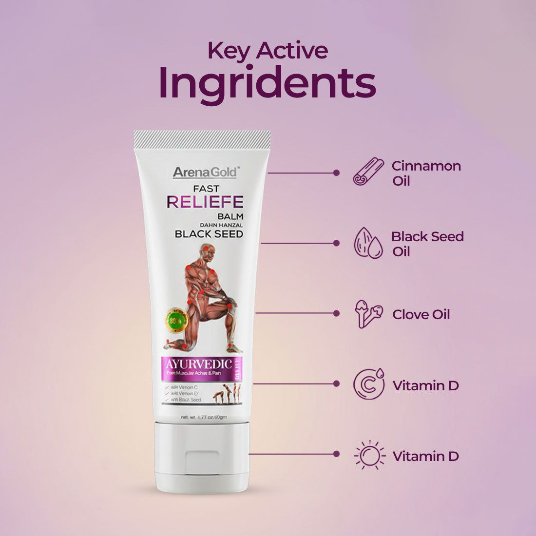 Arena Gold Relief Balm