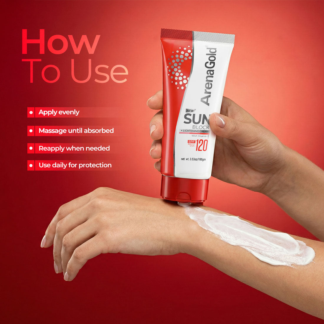 AreanGold SPF-120 100g