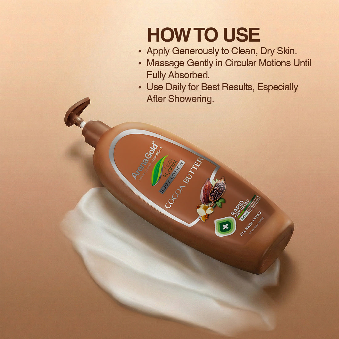 Arena Gold Cocoa Butter Lotion 500ml