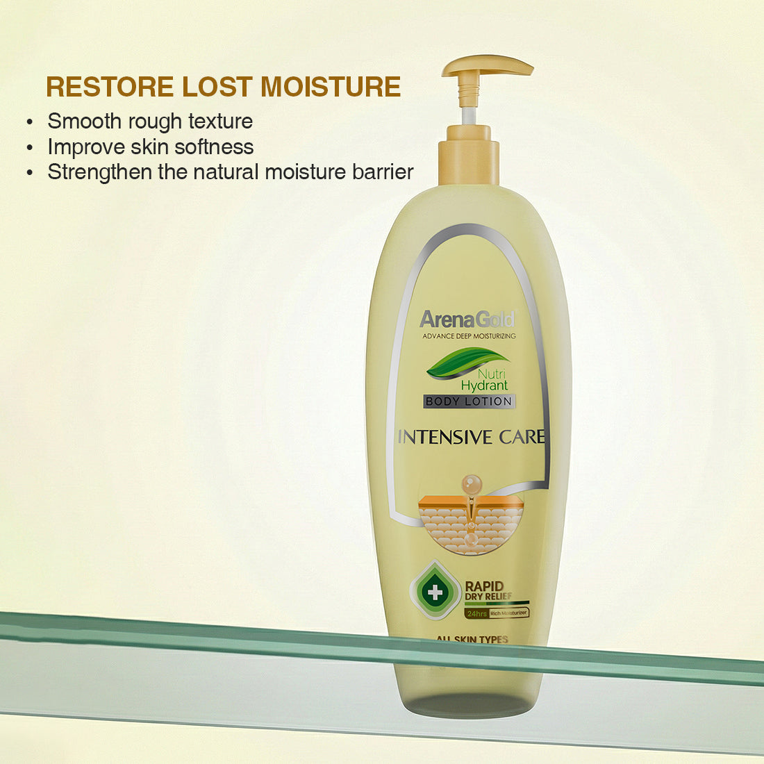 Arena Gold Intensive Care Lotion 500ml